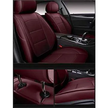 OASIS AUTO Custom Leather Seat Covers for Wrangler JL