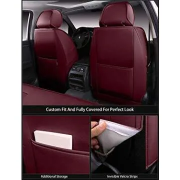OASIS AUTO Custom Leather Seat Covers for Wrangler JL