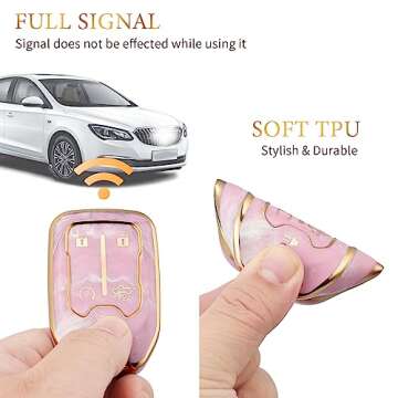 Stylish OFFCURVE Key Fob Cover for Kia Models - Full Protection