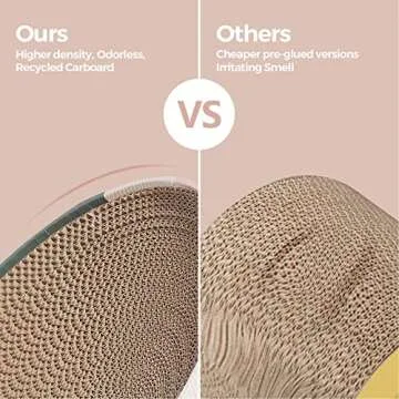 ComSaf Cat Scratcher for Furniture Protection & Cat Comfort