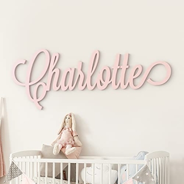 Personalized Wooden Name Sign for Nursery Decor