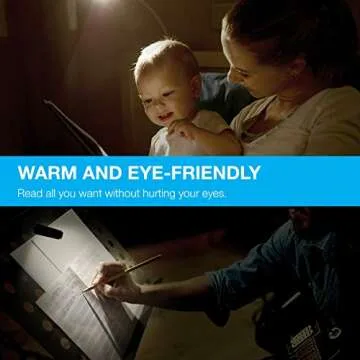 Vont Book Light, Reading Light, Rechargeable Book Light for Reading in Bed, (60 Hours) Eye Protection LEDs Reading Lamp, Clip On Light, Clamp Light, Bed Lamp, 3 Modes, Warm White Light (Black)