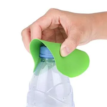 6 Pcs Jar Gripper Pads Rubber Jar Opener Grippers Multifunctional Rubber Jar Opener Kitchen Rubber Gripper Heat Insulation Pad Kitchen Coasters For Seniors With Arthritis Weak Hands(Green,Blue,Grey)