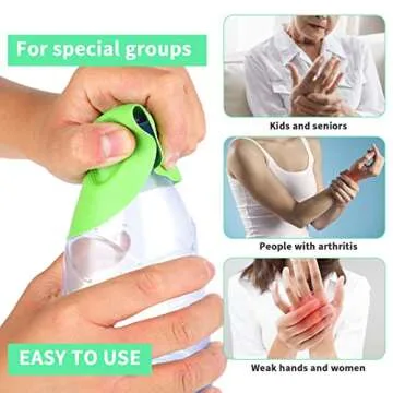 6 Pcs Jar Gripper Pads Rubber Jar Opener Grippers Multifunctional Rubber Jar Opener Kitchen Rubber Gripper Heat Insulation Pad Kitchen Coasters For Seniors With Arthritis Weak Hands(Green,Blue,Grey)
