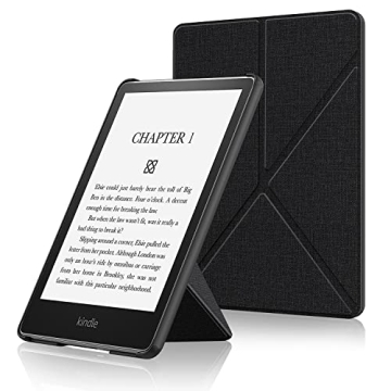 Soke Case for Kindle Paperwhite (11th Generation-2021 Release), Premium Fabric Cover with Auto Wake/...
