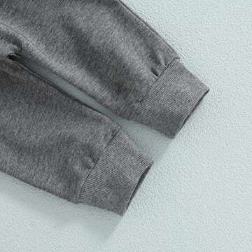 Sasaerucure Infant Toddler Baby Boy Halloween Outfits Long Sleeve Shirts Pumpkin Sweatshirt with Pants 2Pcs Fall Winter Clothes Set (Dark Orange, 12-18 Months)