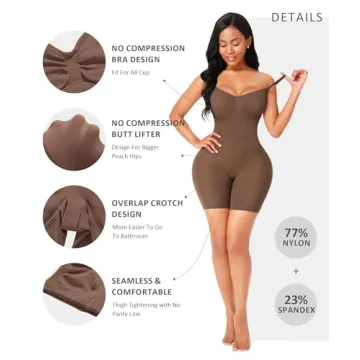 FeelinGirl Full Body Shapewear for Ultimate Tummy Control