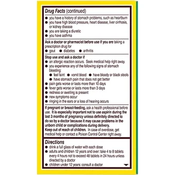 Bayer Coated 81mg Low Dose Aspirin - 3 Bottles of 120ct