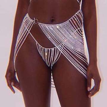 Reetan Crystal Layered Waist Chains for Women & Girls