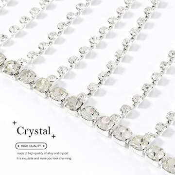 Reetan Crystal Layered Waist Chains for Women & Girls