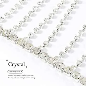 Reetan Crystal Layered Waist Chains for Women & Girls