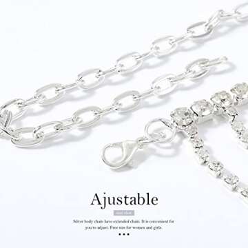 Reetan Crystal Layered Waist Chains for Women & Girls