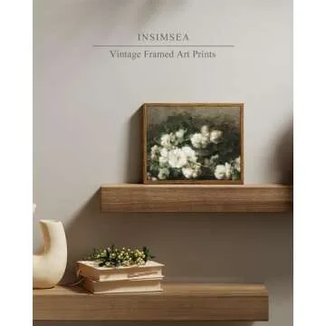 Elegant InSimSea Flower Framed Wall Art for Any Room