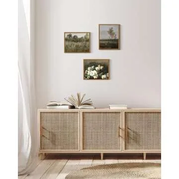 Elegant InSimSea Flower Framed Wall Art for Any Room