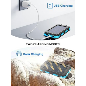 Lightweight 38800mAh Solar Charger for Outdoors