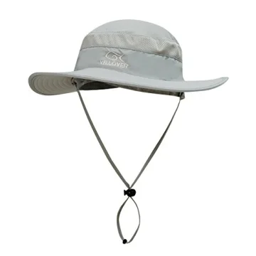 YR.Lover Durable Wide Brim Fishing Hat for Sun Protection