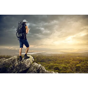 YR.Lover Durable Wide Brim Fishing Hat for Sun Protection