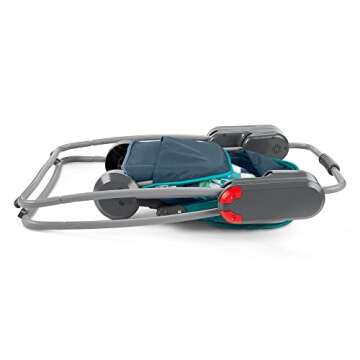 Fisher-Price On-the-Go Swing – Pixel Forest, baby seat with canopy that easily folds for travel