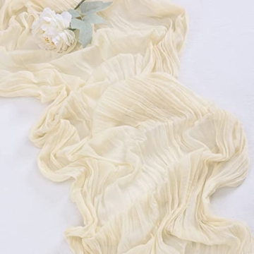 10FT Boho Fall Table Runner for Weddings & Decor