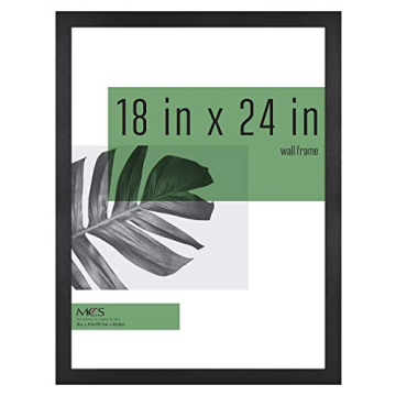 MCS Poster Frame 18x24 Black Woodgrain for Art