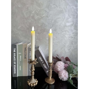 Kolnlala Vintage Floral Candle Holders for Home Decor