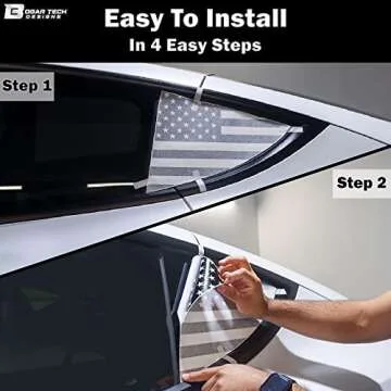 American Flag Vinyl Decal for Tacoma 2016-2023