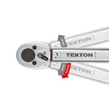 TEKTON 3/8 Inch Drive Micrometer Torque Wrench (10-80 ft.-lb.) | 24330