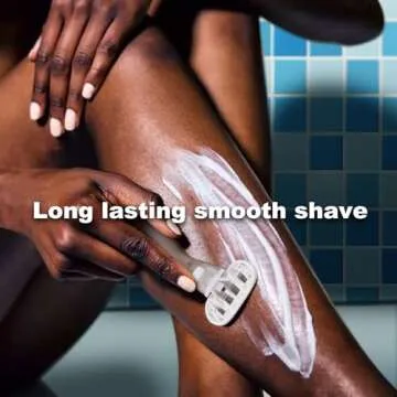 THURLADY Travel Razors for Women, 5-Blade Womens Razors for Shaving, 1 Mini Razor, 3 Razor Blade Refills and 1 Travel Case, Portable Women Razor for an Extra Smooth Shave, Travel Essentials, Coffee