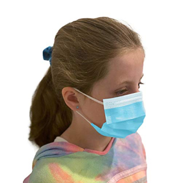 MAGID 3 Ply Disposable Kids Face Masks with Adjustable Nose Bridge - Pack of 50 Masks - Breathable 3...
