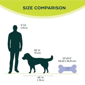 FitPAWS® K9FITbone® - Regular, Green | Dog Balance Training Platform & Exercise Equipment | Workou...