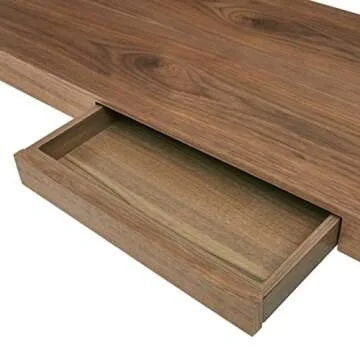 Amazon Brand - Rivet Hairpin Wood and Metal Console Table Bench, Brown, 15.7"D x 59.1"W x 15.7"H