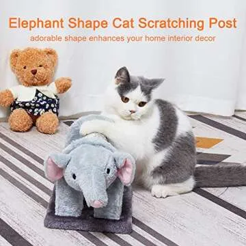 BingoPaw Cat Scratching Post with Ball Toy for Cats