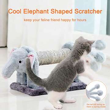 BingoPaw Cat Scratching Post with Ball Toy for Cats