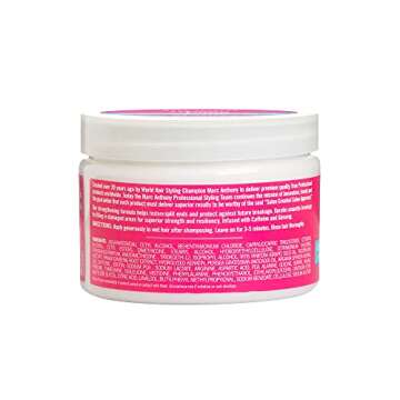 Marc Anthony Grow Long Hair Mask for Dry Damaged Hair - Argan Oil, Caffeine & Keratin Hair Treatment...