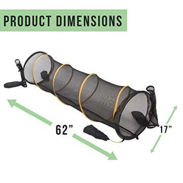 Outback Jack Outdoor Cat Enclosures For Indoor Cats (Portable Tent; Outdoor Cat Tent Tunnel; and Pla...