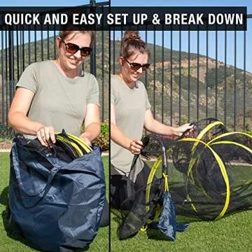 Outback Jack Outdoor Cat Enclosures For Indoor Cats (Portable Tent; Outdoor Cat Tent Tunnel; and Playhouse) Play Tents for Cats & Small Animals; and Outside Enclosure