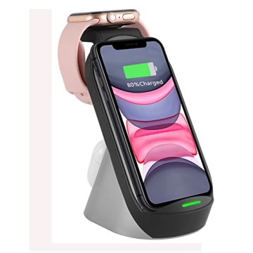 Compact 3 in 1 Wireless Charging Station for Apple Devices