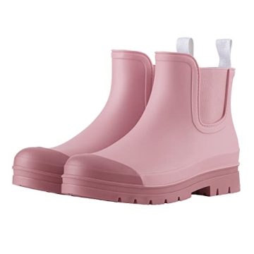 Stylish Waterproof Short Rain Boots for Women