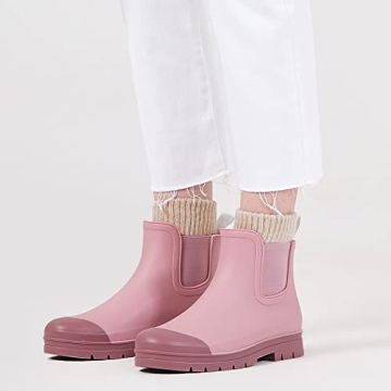 Stylish Waterproof Short Rain Boots for Women