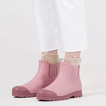 Stylish Waterproof Short Rain Boots for Women