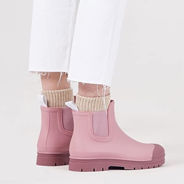 Stylish Waterproof Short Rain Boots for Women