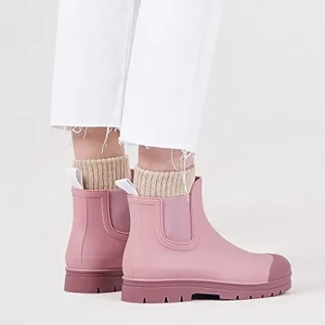 Stylish Waterproof Short Rain Boots for Women