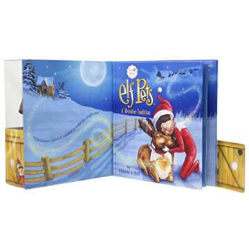 The Elf on the Shelf: A Christmas Tradition Blue Eyed North Pole Elf Girl with The Elf on a Shelf: Elf Pets Reindeer