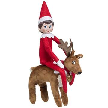 The Elf on the Shelf: A Christmas Tradition Blue Eyed North Pole Elf Girl with The Elf on a Shelf: Elf Pets Reindeer