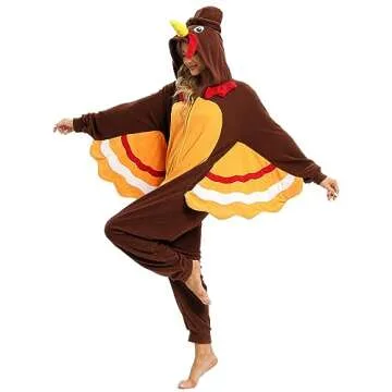Wishliker Adult Onesie Animal Pajamas for Cosplay Fun