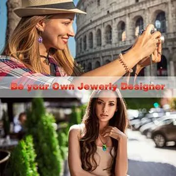 HOMEIDOL Jewelry Molds Kit - 30Pcs Creative Crafting Set