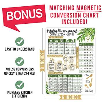 Hadley Designs Magnetic Weekly Meal Planner for Fridge