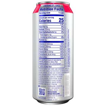 MTN Dew Energy, Pomegranate Blue Burst,16oz Cans (12Pack)