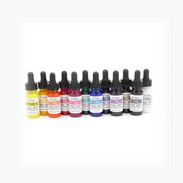 Dr. Ph. Martin's Hydrus Fine Art Watercolor, 0.5 Fl Oz (Pack of 6), Set 1 Colors