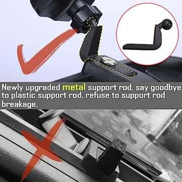 Neepiar Phone Mount Compatible with Jeep Wrangler 2018-2023 JL JLU 2020-2023 Gladiator JT Dash Tray Phone Holder Mount with Storage Box Don't Fit for The Oil-Electric Vehicle Version